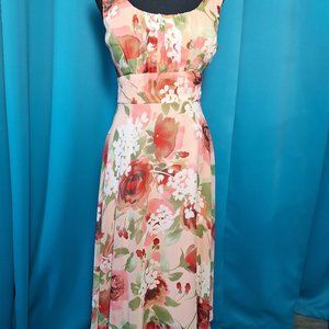 Connected Apparel Casual Short Dress Floral Print Size 12